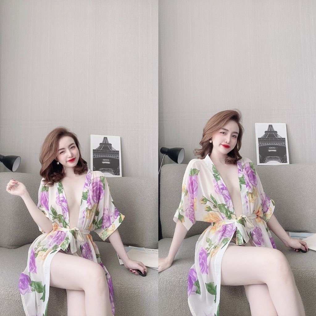 Váy ngủ áo choàng ❣️FREE SHIP❣️ Đầm ngủ sexy Lụa Chất Siêu Mát Dáng Siêu Xinh < 70KG | WebRaoVat - webraovat.net.vn