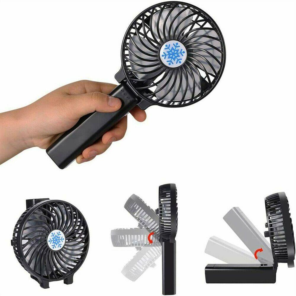 Quạt Mini Cầm Tay Có Thể Gấp Gọn Tiện Dụng Cho Văn Phòng
