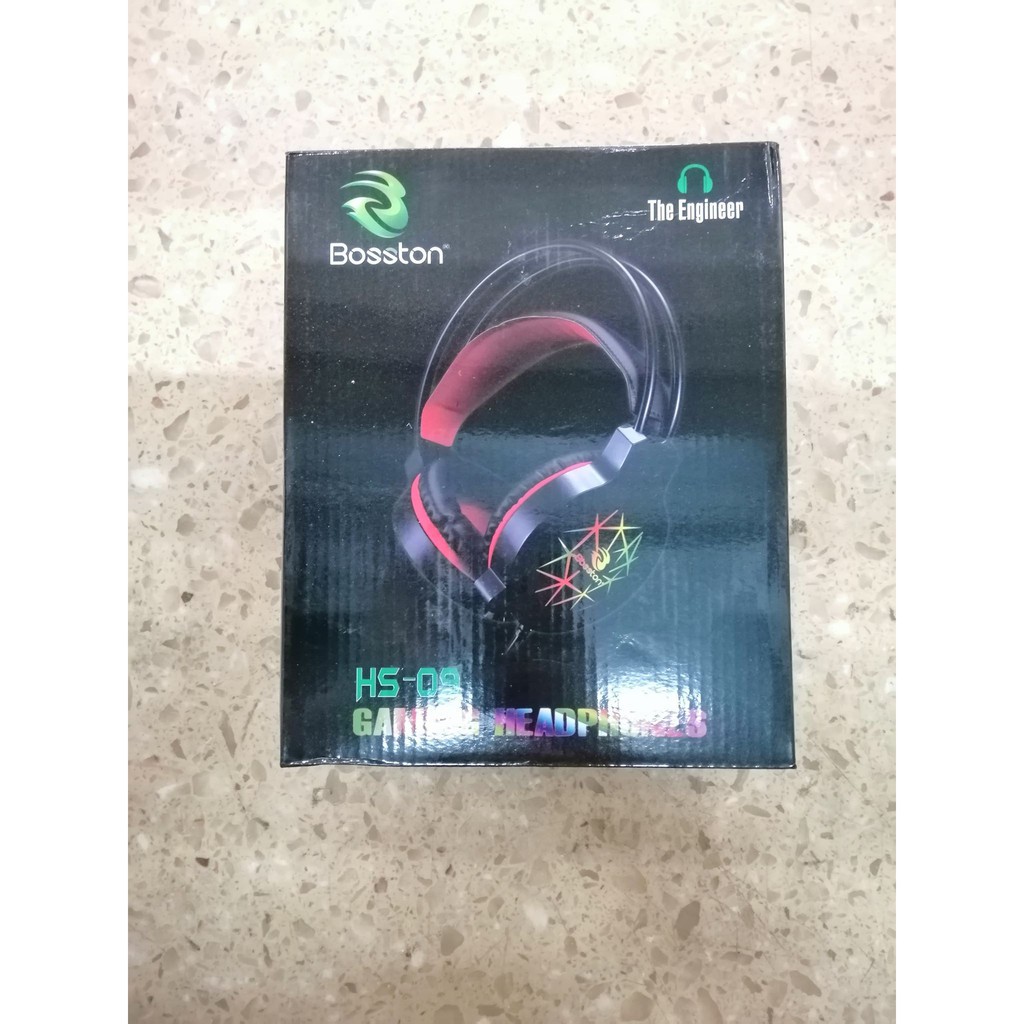 Headphone Bosston HS-09 Cao Cấp - Tai Phone Chụp Tai Led Chính Hãng