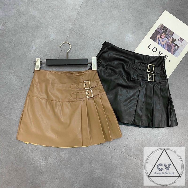 Bán sỉ chân váy da xoè