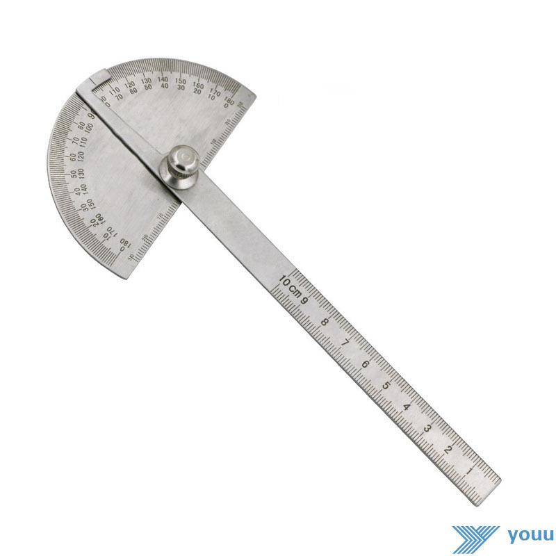 Thước đo góc 180 bằng Inox chuyên dụng cho nghề mộc