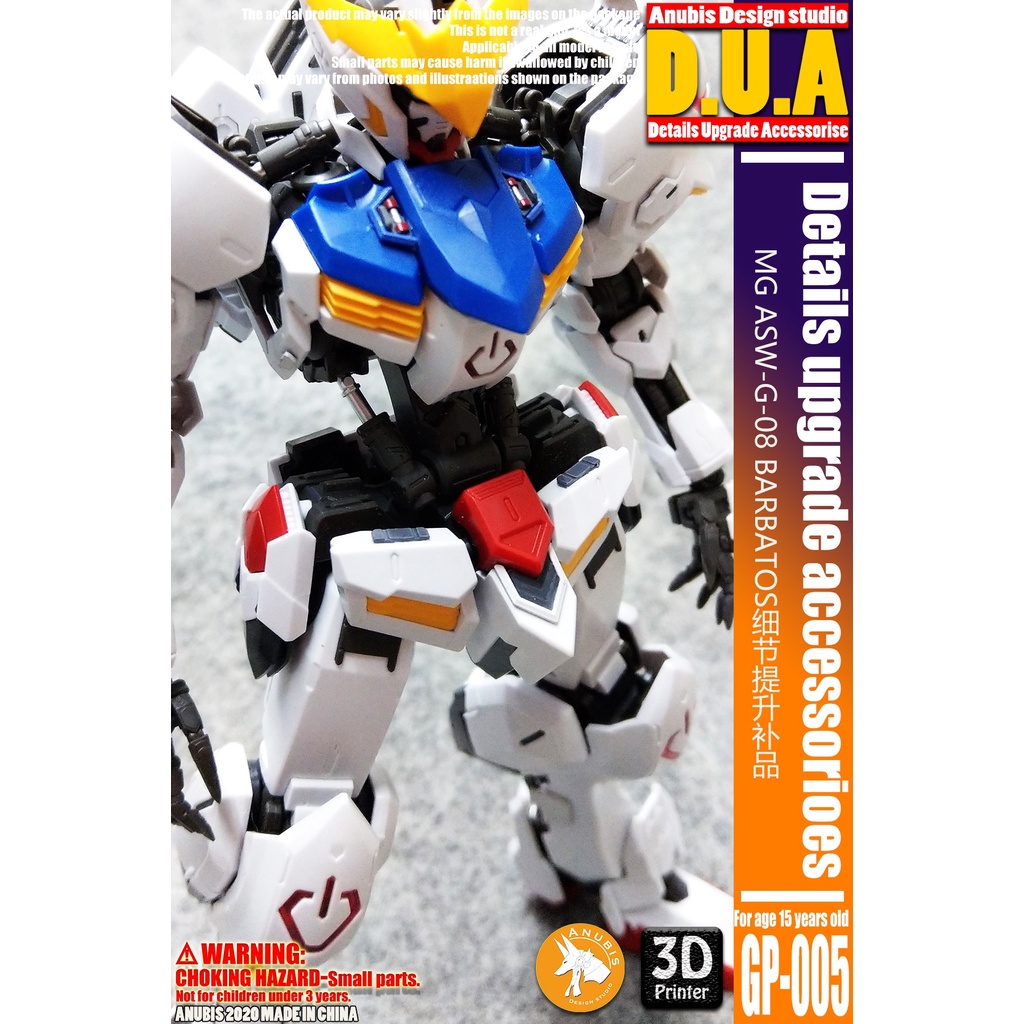 Phụ kiện mod ANUBIS - Chi tiết nhựa mô hình in 3D cho MG 1/100 IBO BARBATOS