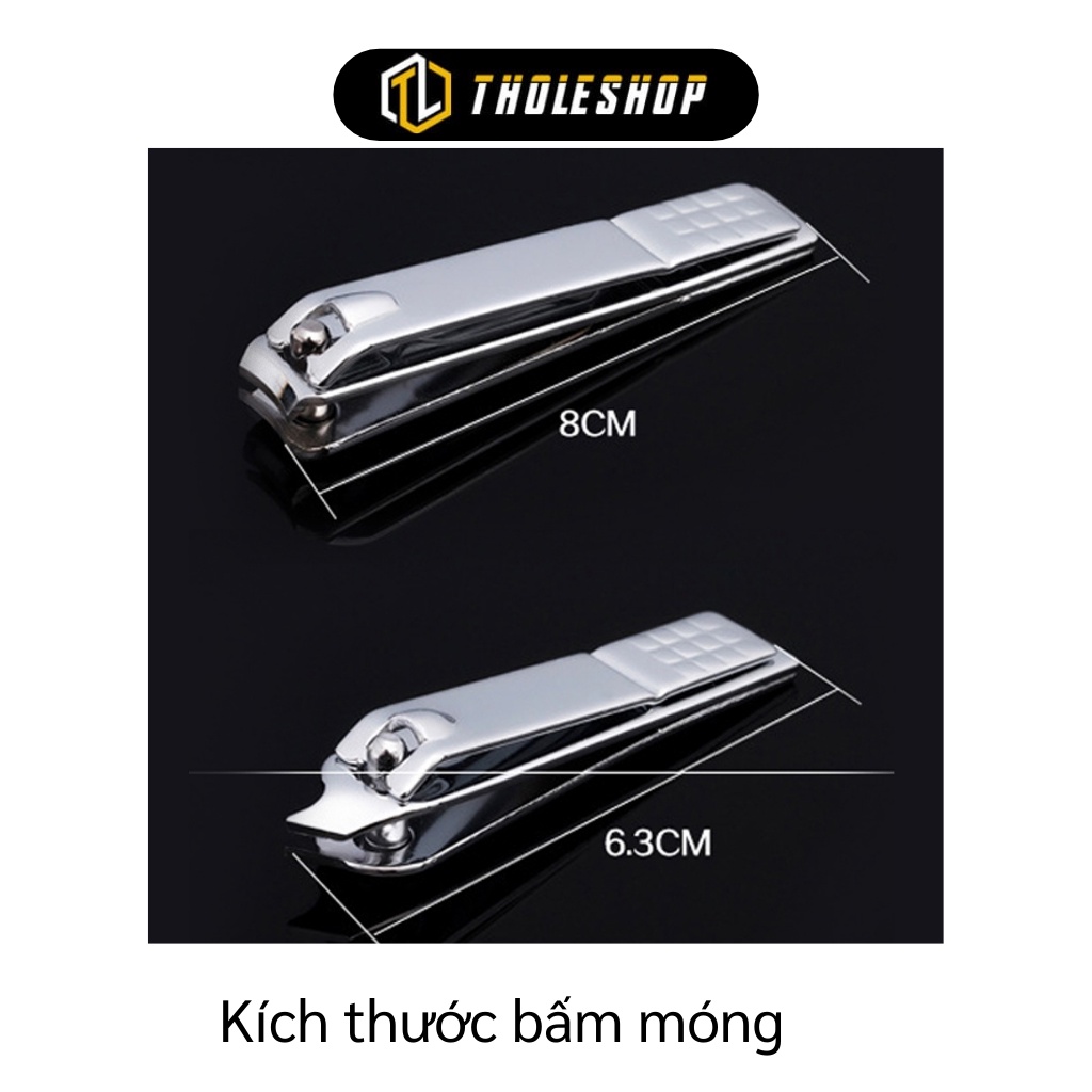 Bộ Bấm Móng - Kiềm Cắt, Bấm Móng, Lấy Ráy, Nặn Mụn, Kéo Tỉa Lông Mày Inox 13 món, Làm Nails 3801