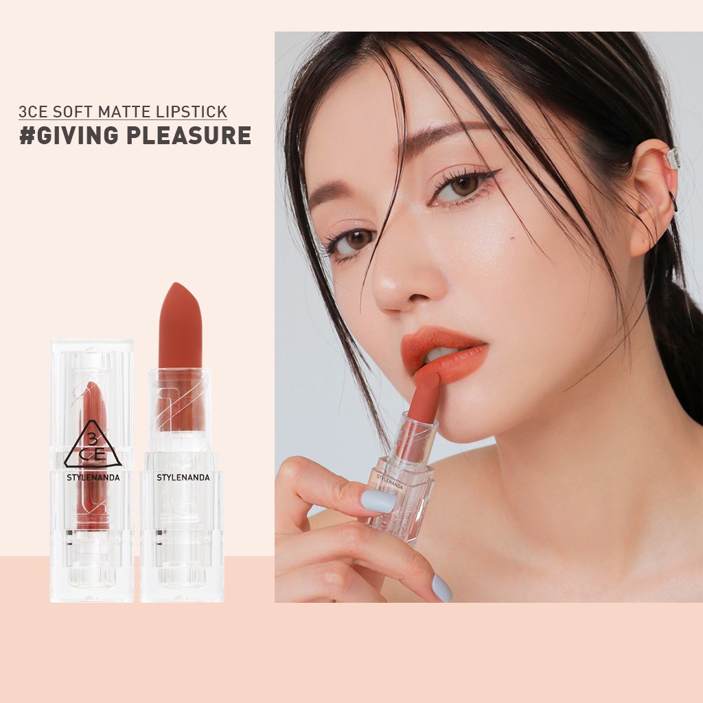 [Mã FMCGM100 - 10% đơn 500K] Bộ 3 Sản Phẩm Make Up 3CE Cho Đôi Môi Hoàn Hảo #02 | BigBuy360 - bigbuy360.vn