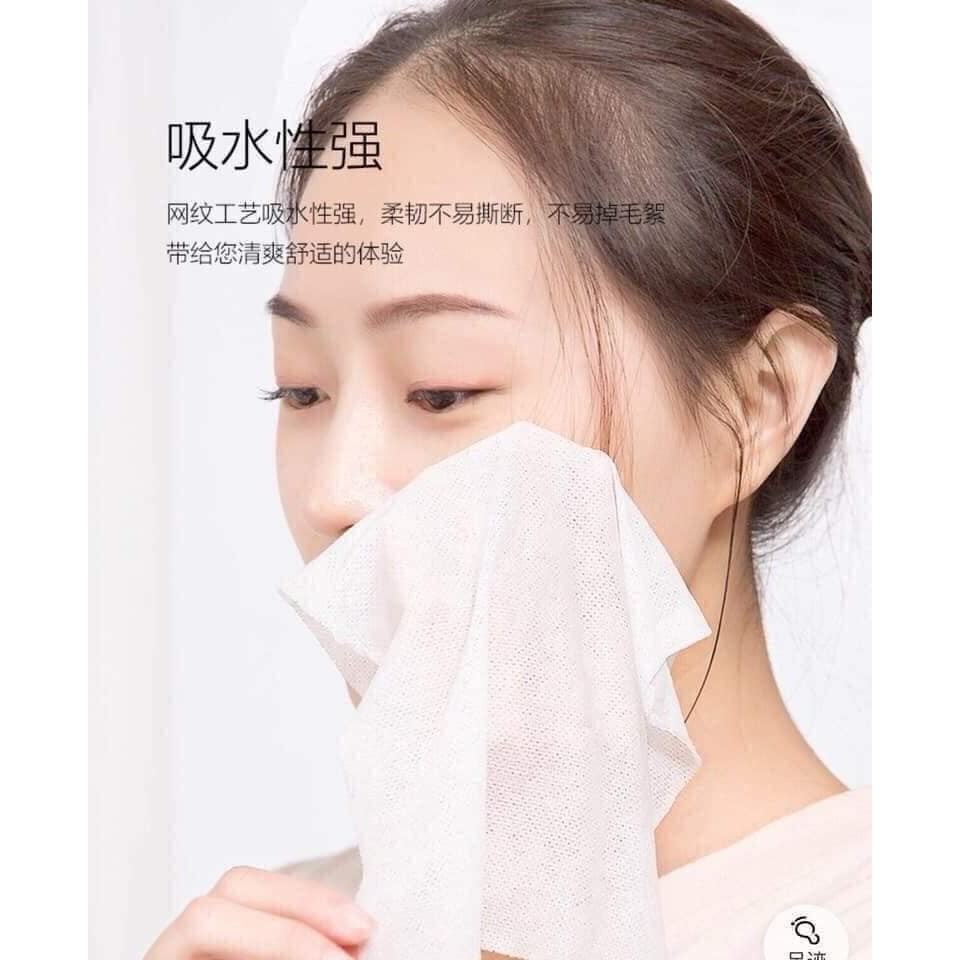 Khăn giấy nén du lịch hình viên kẹo nhỏ gọn đa năng 100% chất liệu tự nhiên