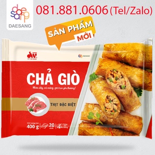 Gói 20 cái chả giò thịt đặc biệt - nhân đầy, vỏ mỏng, gói trọn yêu thương. gói 400gr