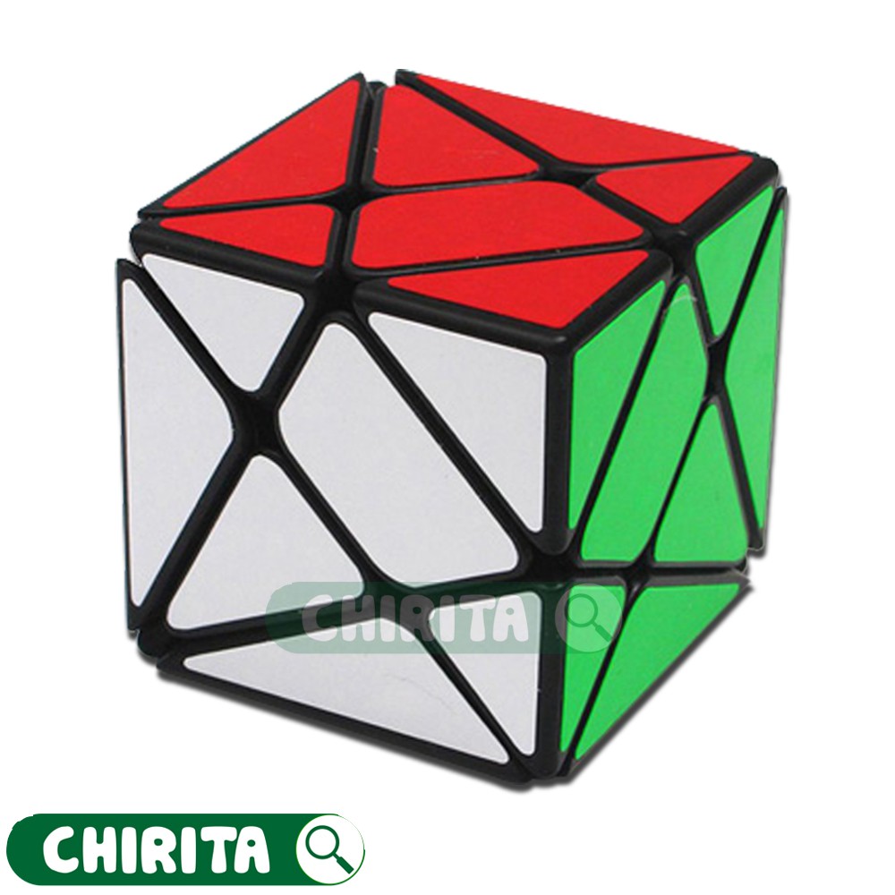 Rubik Biến Thể 6 Mặt AXIS Cube (NO.8882) VIỀN ĐEN - Khối Rubik Xoay Trơn, Đồ Chơi Trẻ Em CHIRITA (Shop có bán Rubik 3x3)