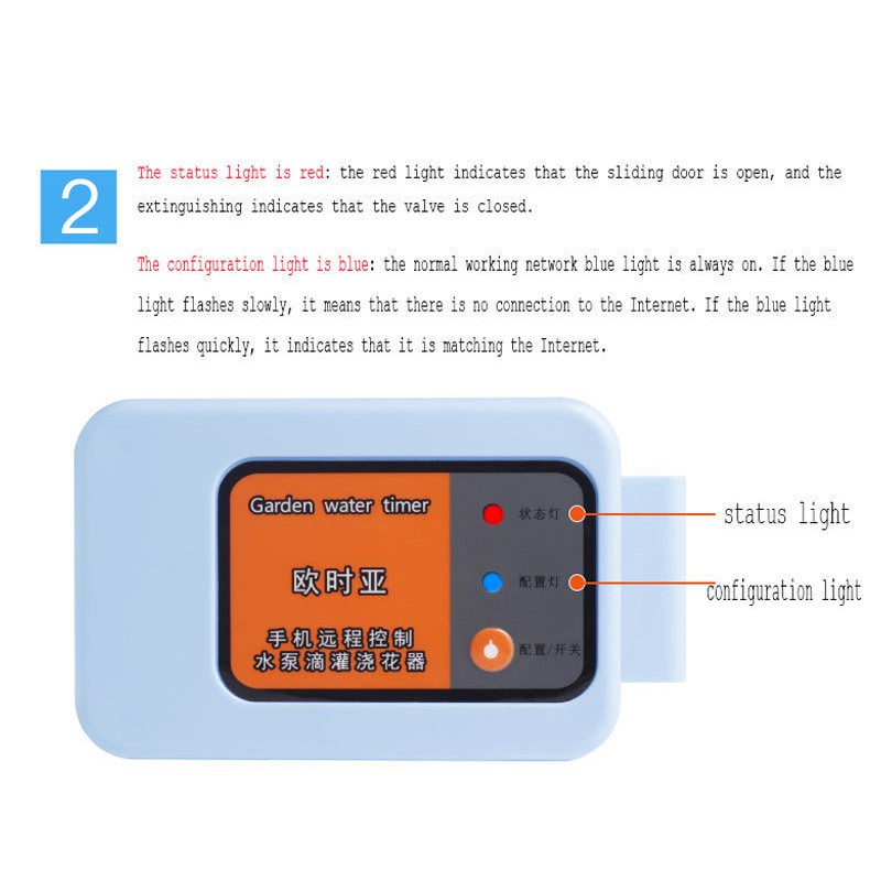 Intelligent Automatic Drip Irrigation System  Remote WIFI Control Watering Device for Garden Plant Water Pump Timer