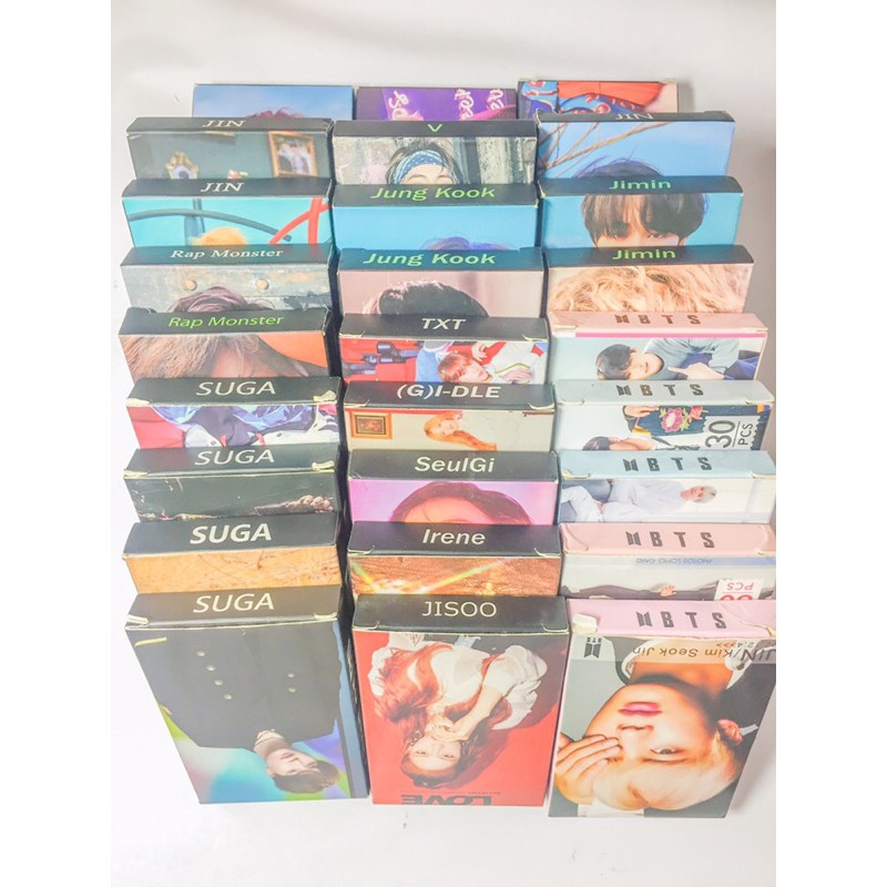 LOMO CARD V / JUNGKOOK / JIN / RM / JHOPE / SUGA / JIMIN / BTS / IRENE / SEULGI / (G)I-DLE / TXT