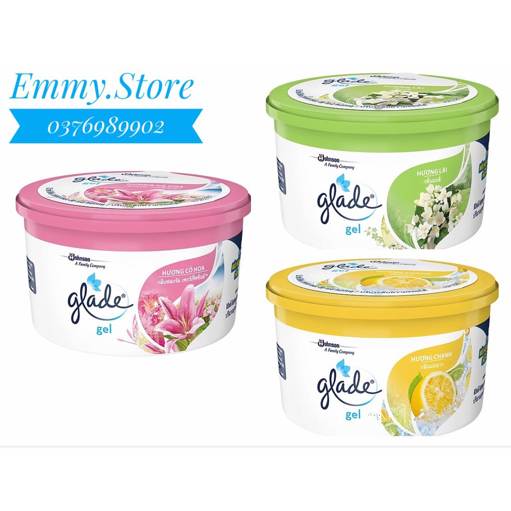 Sáp Glade mini Cỏ Hoa 70g