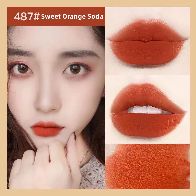 Novo® Matte Mashed Potato Son Môi Chống Nước Lâu Trôi Mềm Mượt Và Mượt Mà 5g