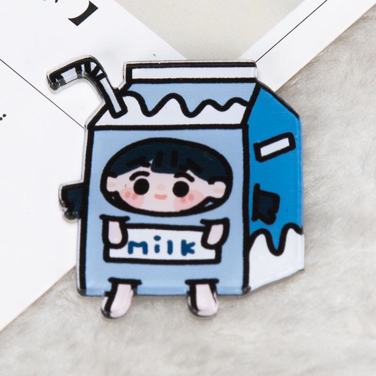 Sticker phụ kiện pin cài áo trang trí túi xách bale cute LAVAMO ST1000