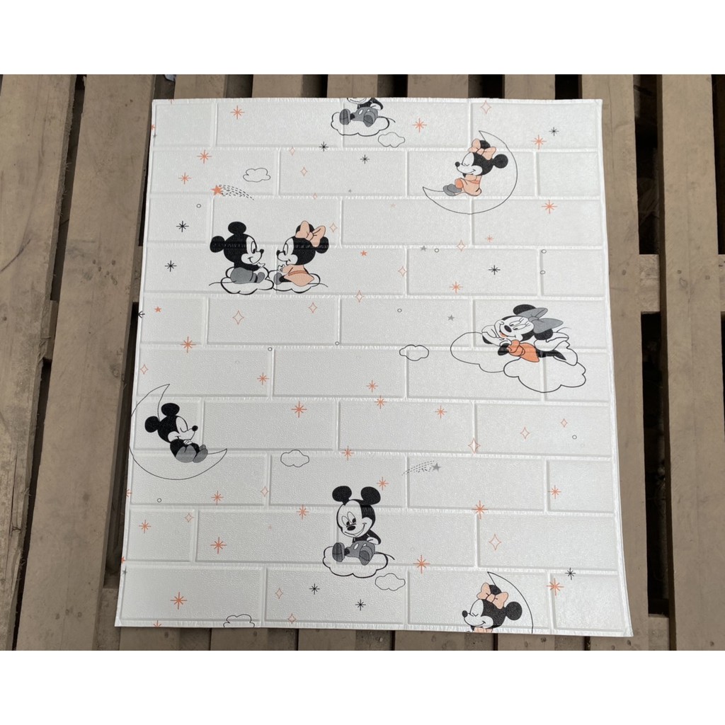 Xốp Dán Tường Gạch Thẻ Hàn Quốc Siêu Dễ Thương - Đa Dạng Mẫu Mã Kích Thước 70x77 Cm | BigBuy360 - bigbuy360.vn