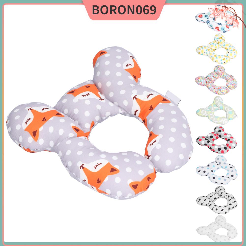 Boron069 Gối kê cổ trẻ em siêu mềm U ‑ Hỗ trợ đầu định hình cho đi du lịch ghế ô tô