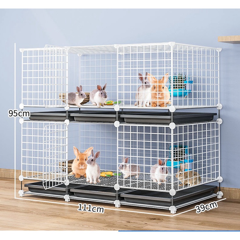 {COMBO CHUỒNG, LỒNG LỚN} LẮP RÁP LƯỚI THÉP SƠN TĨNH ĐIỆN DÀNH CHO CHÓ,MÈO THÚ CƯNG ĐA NĂNG