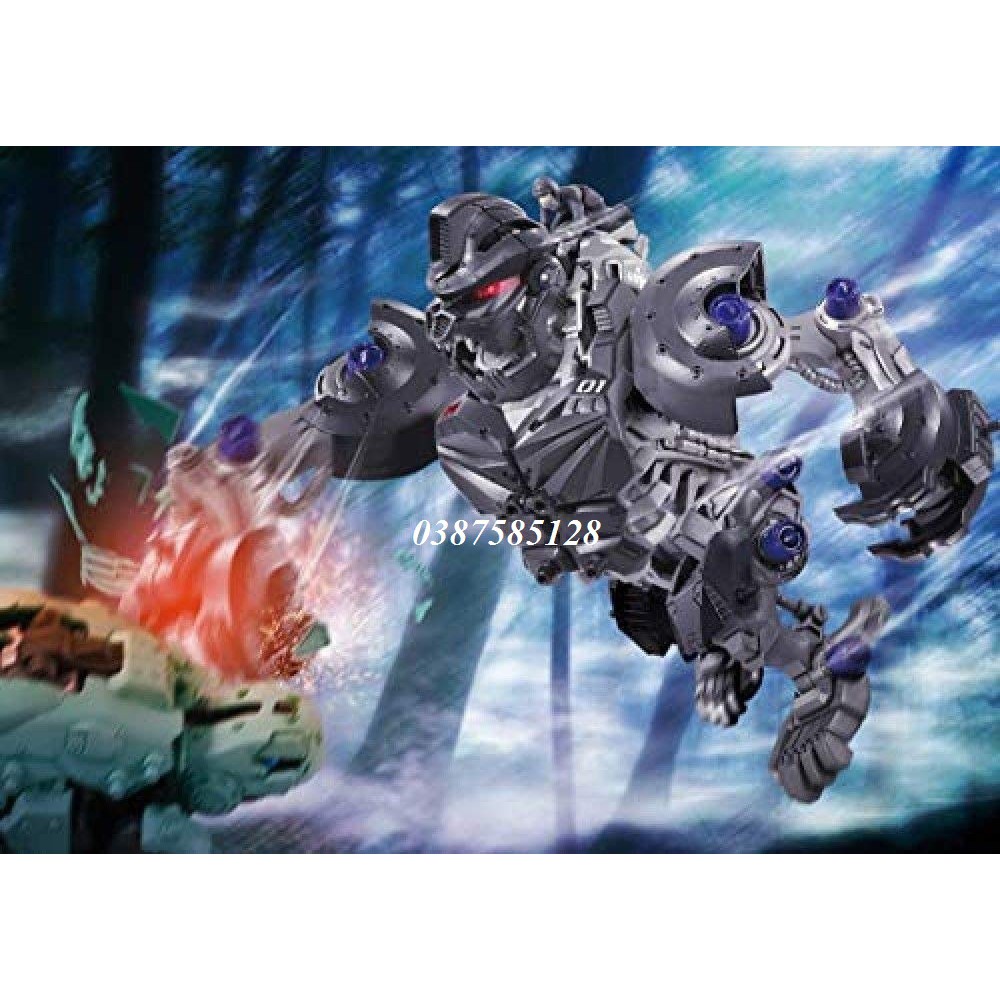 GHÉP HÌNH THÚ VƯƠNG ĐẠI CHIẾN ZOIDS. XUẤT XỨ TAKARA TOMY - NHẬT BẢN. MÃ SẢN PHẨM ZW10 KNUCKLE KONG