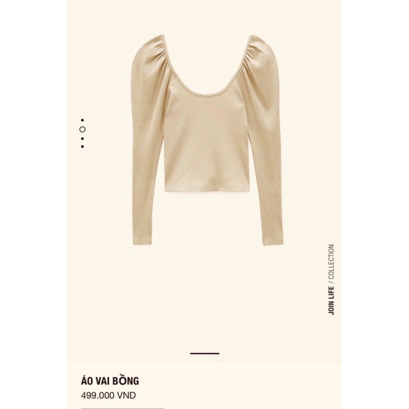 Áo vai bồng Puff Sleeve Top