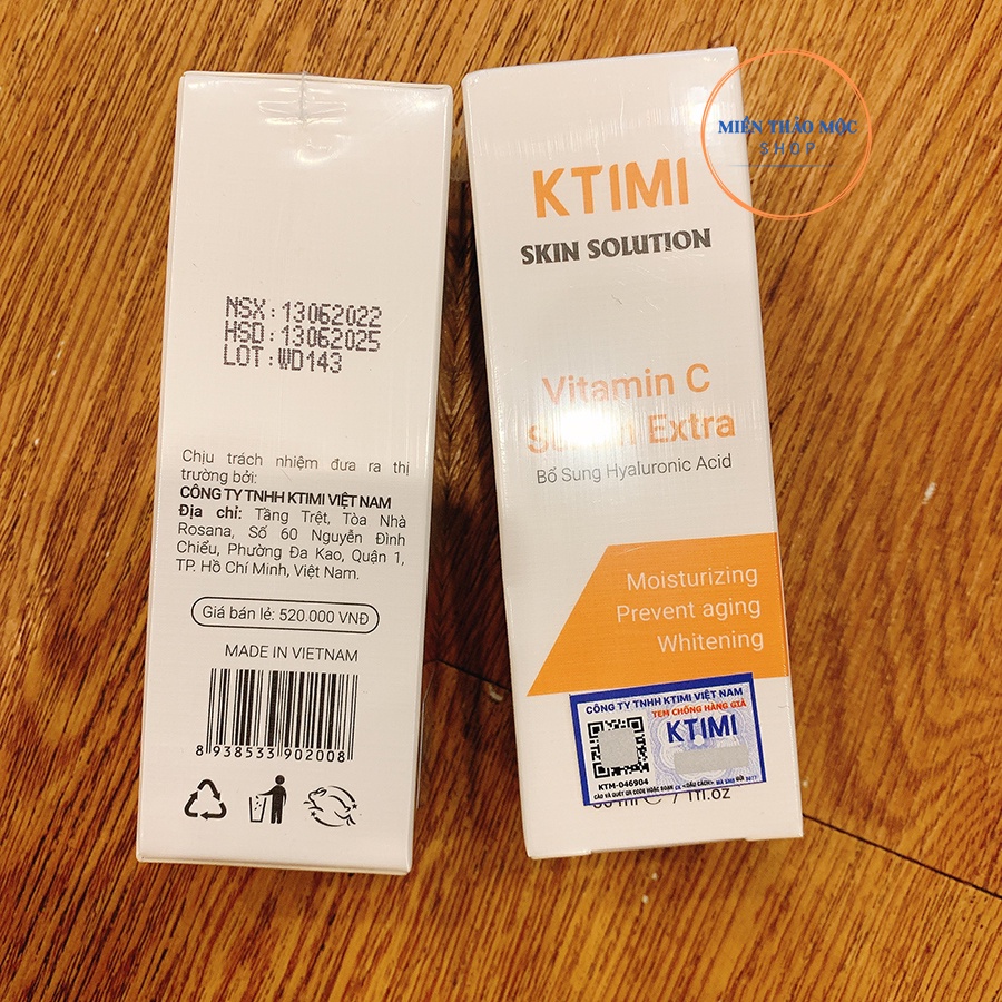 KTIMI SERUM Dưỡng Trắng Da VITAMIN C EXTRA