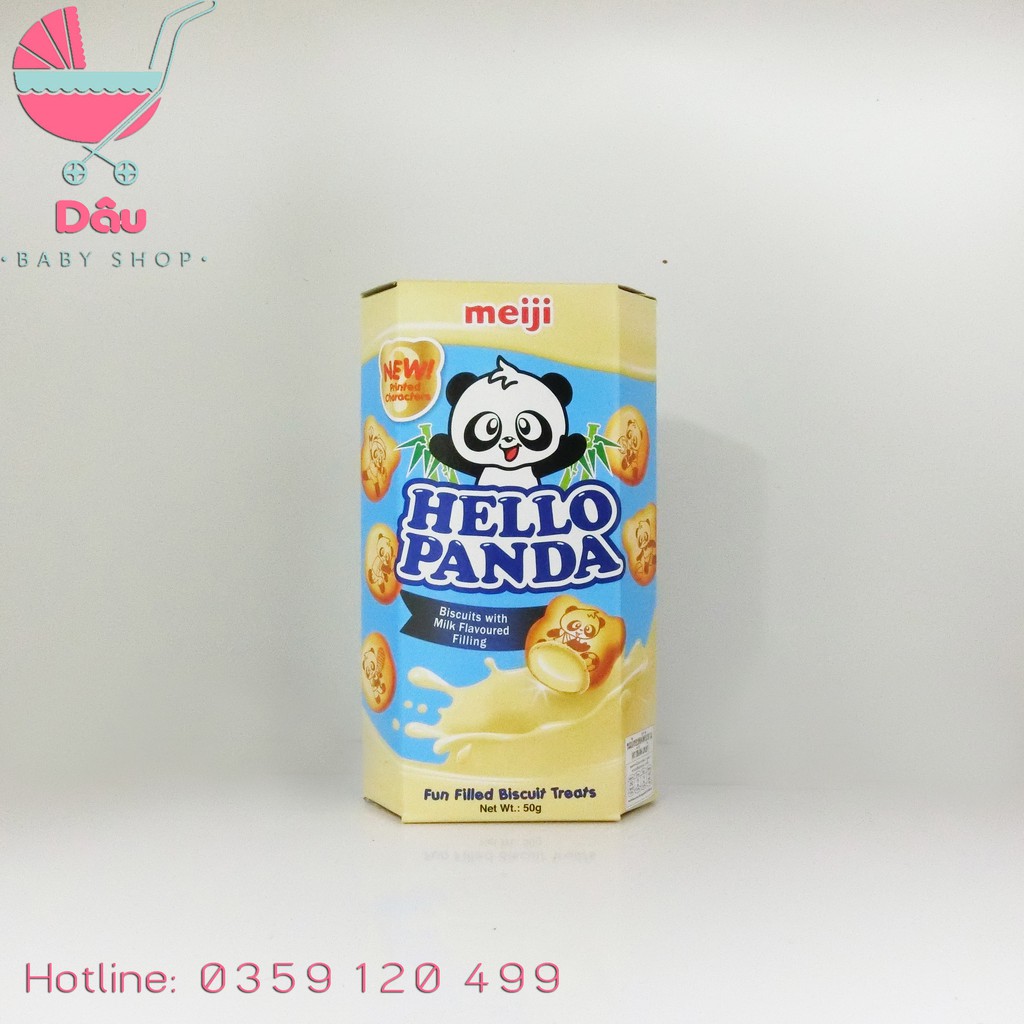 Bánh Gấu Meiji Hello Panda 5 vị