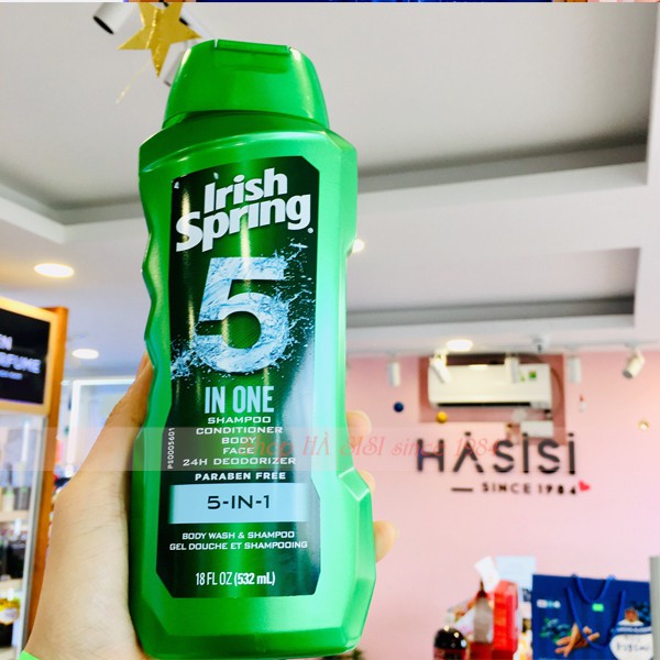 Gel Tắm IRISH SPRING BODY WASH GEL DOUCHE 532ml