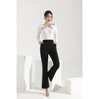 ÁO BODYSUIT CỔ SAO TRẮNG