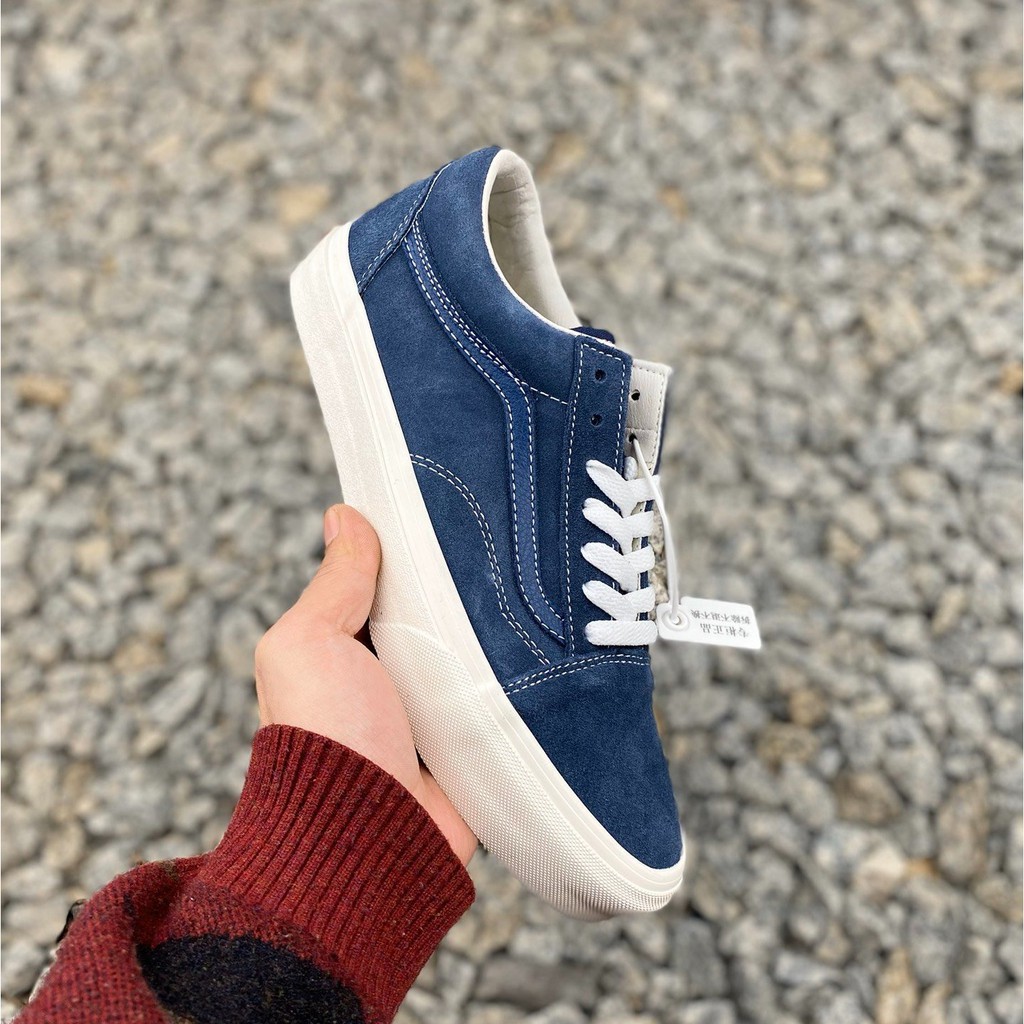 Giày Vans Vault Og Old Skool Lx Vải Canvas Phối Cotton Thiết Kế Trẻ Trung Năng Động