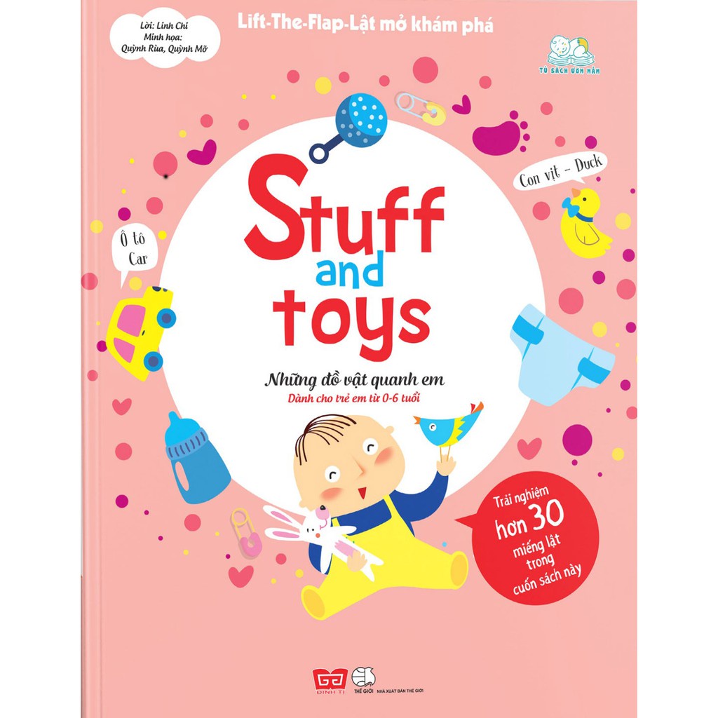 Sách - Lift the flap - Lật mở khám phá - Stuff and toys - Những đồ vật quanh em