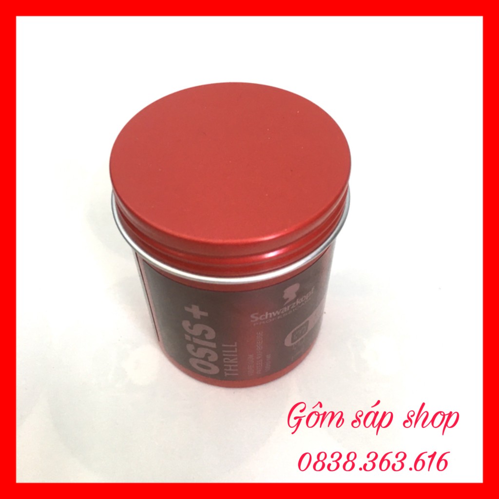 Sáp vuốt tóc nam giá rẻ cao cấp osis thrill3 gel wax tạo kiểu tóc chuẩn salon