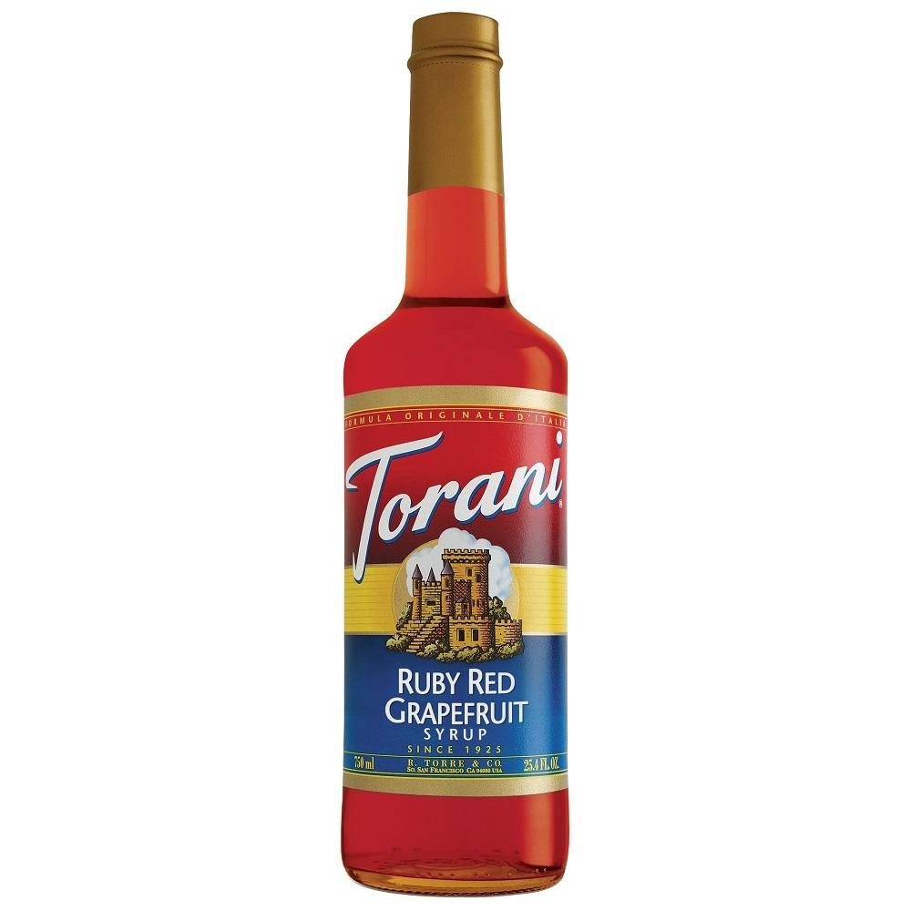 Sirô Bưởi Hồng - Ruby Red Grapefruit Syrup TORANI  750ml