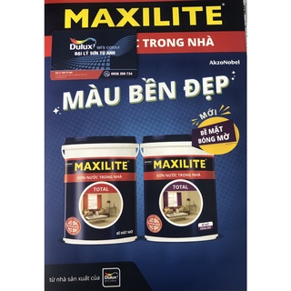 Sơn nước nội thất Maxilite Total 30C Bề mặt mờ - 5 lít
