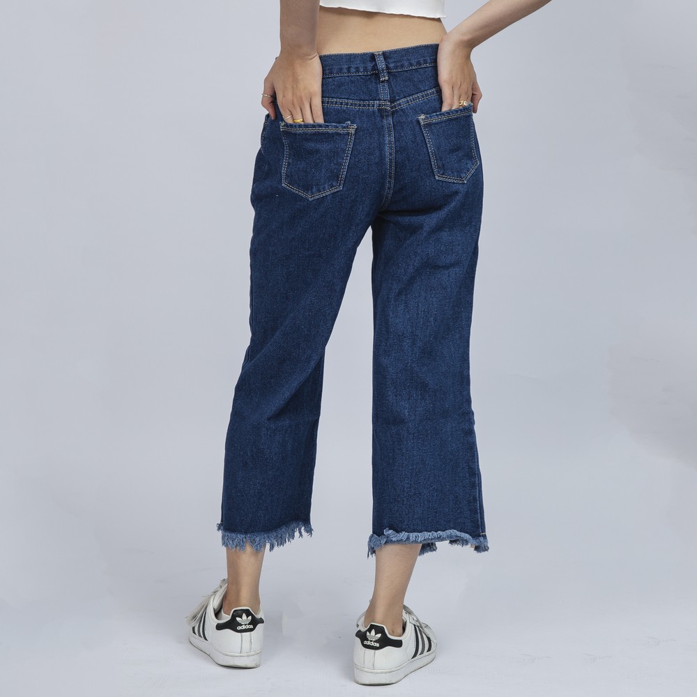 Quần Jean Nữ Ống Rộng Xẻ Lai  Co Thời Trang Cao Cấp Giãn QR12. BOBA_SHOP1 | BigBuy360 - bigbuy360.vn