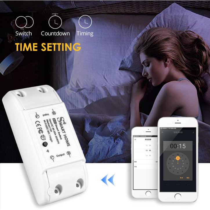 Công Tắc Thông Minh Điều Khiển Từ Xa Qua WIFI, 3G, 4G Tuya Smart Basic ( thay cho sonoff basic)