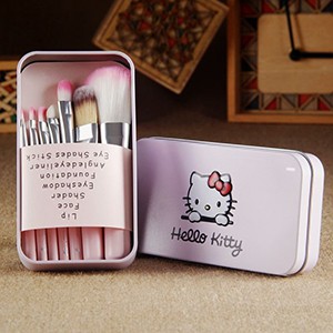 Bộ cọ trang điểm Hello quà tặng sinh nhật quà lưu niệm Kitty Asam