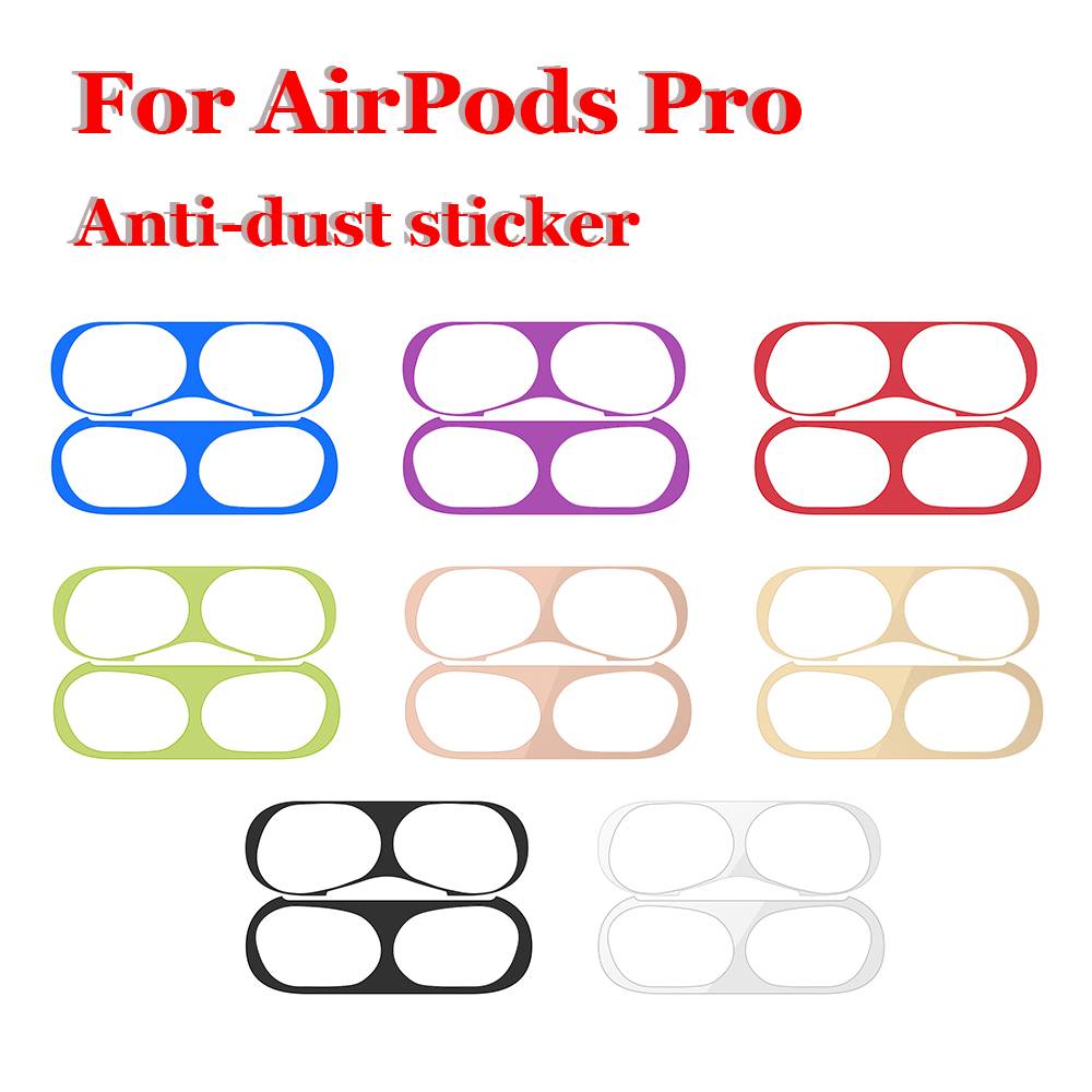 Miếng dán bảo vệ chống bụi sử dụng tiện lợi cho hộp sạc tai nghe airpods pro 1 2
