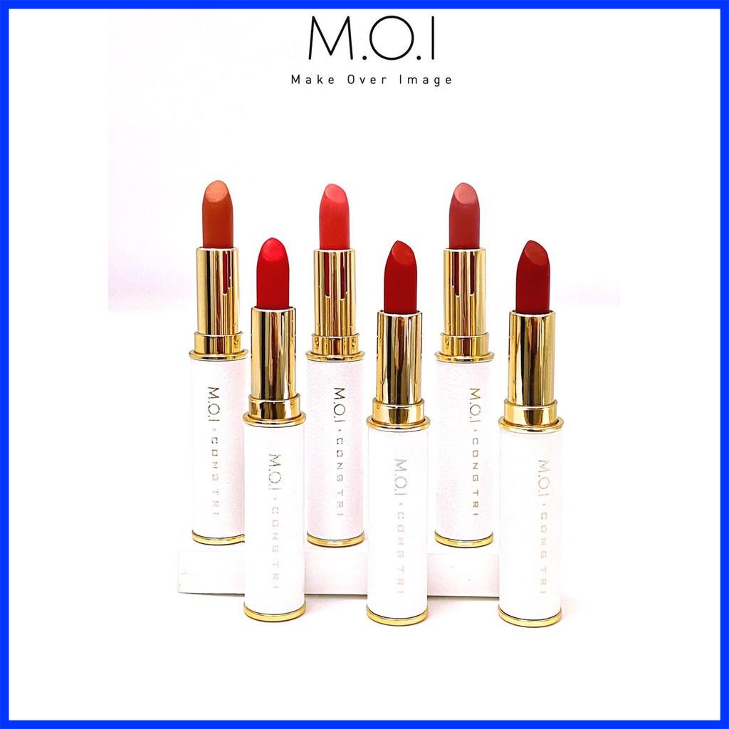 Thỏi Son Lì - Son M.O.I Hồ Ngọc Hà X Công Trí 2021 - Phiên Bản Giới Hạn - Tặng 1 Hộp Mặt Nạ Cao Cấp