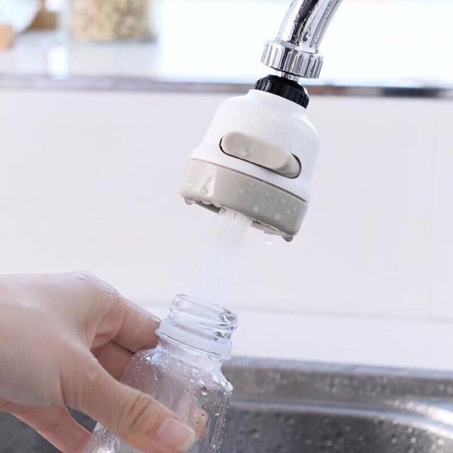 Đầu vòi rửa bát tăng áp xoay 360