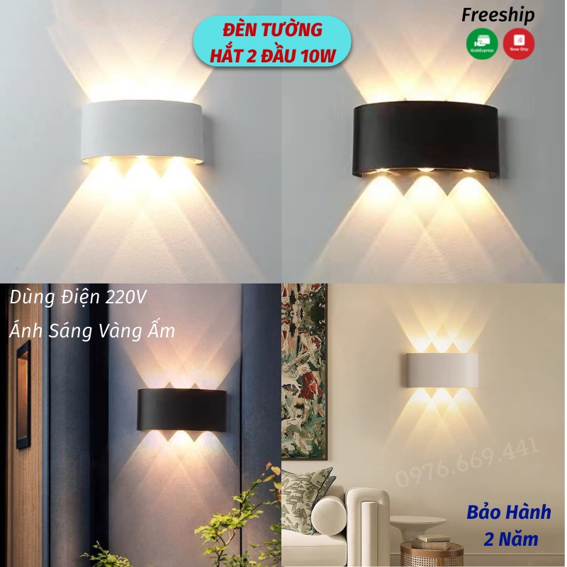 Đèn Tường Đèn Treo Tường Trang Trí Phòng Khách Phòng Ngủ Ánh Sáng Vàng Rọi Ray Asaki