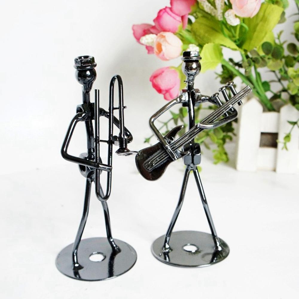 Đồ trang trí Tượng Âm Nhạc Bằng Kim Loại Dùng Trang Trí Nhà Cửa