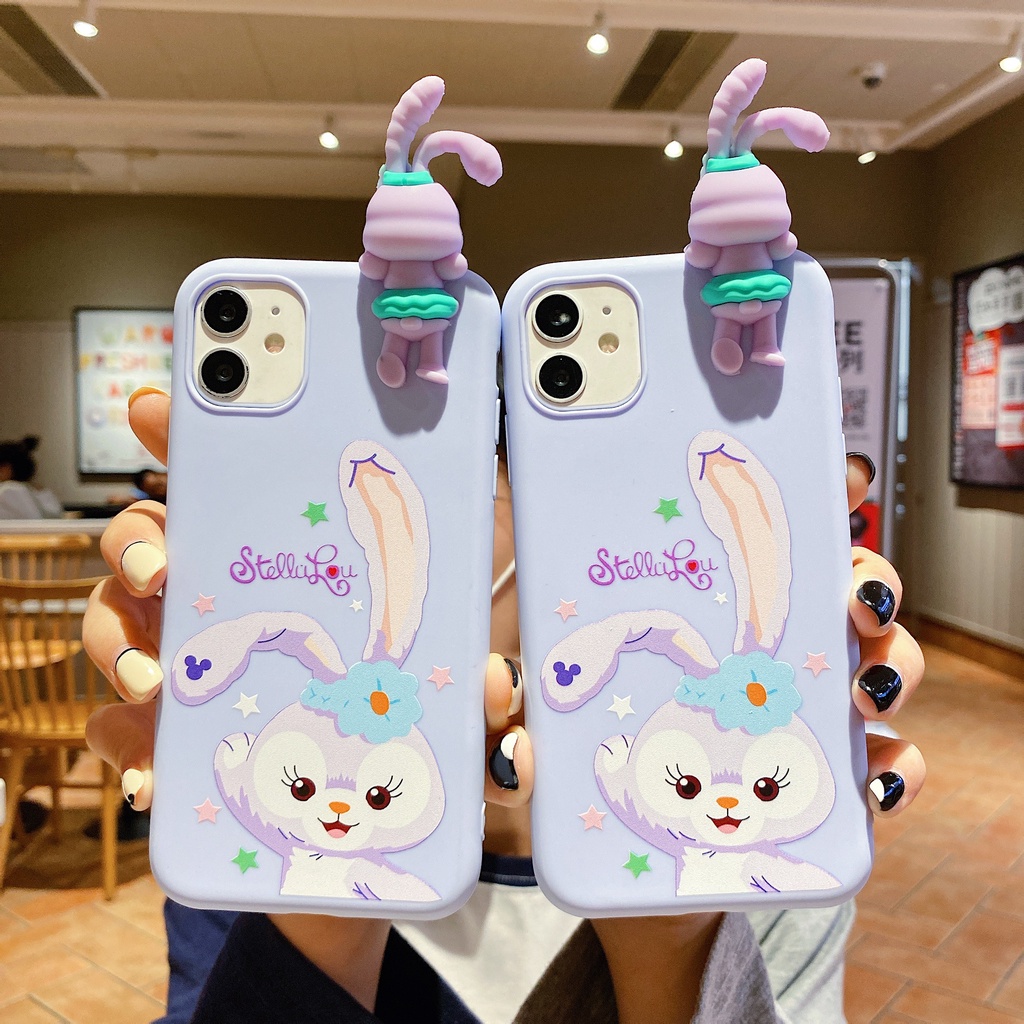 Iphone 6G 6plus 7G 8G 7 8plus X Xs XR X max 11 11pro max 12 12mini 12 pro max Stella Lou Disney phone case/cover with Mirror Bracket Stand