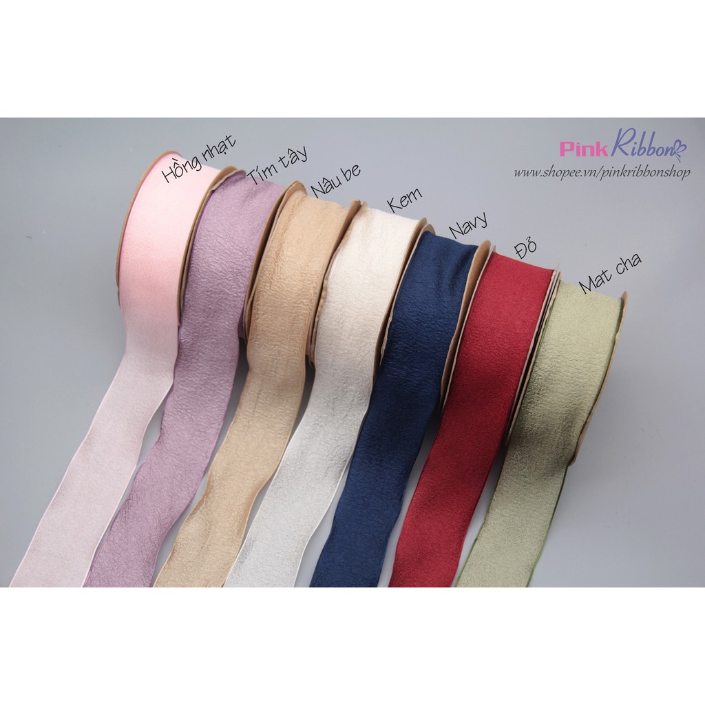 Ruy băng voan xốp 38mm