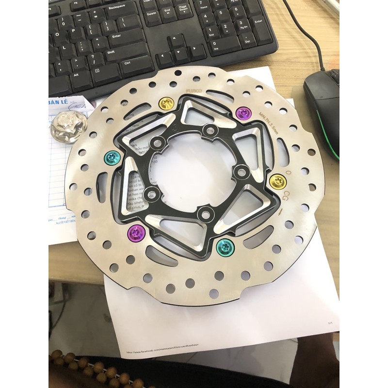 đĩa winerX rin+lòng cnc 260mm