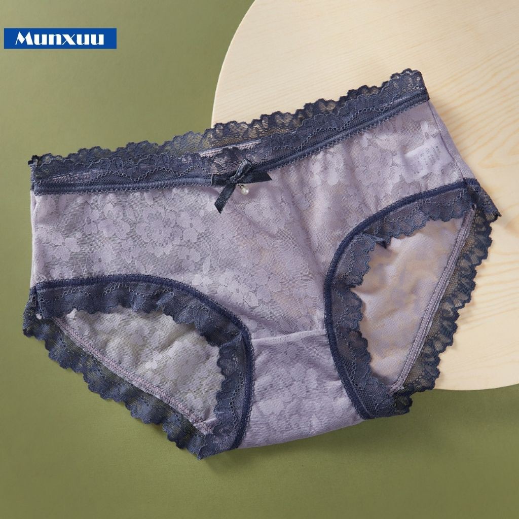 Quần lót nữ ren hoa nhí xuyên thấu sexy mềm mại thoáng khí - MUNXUU QC44