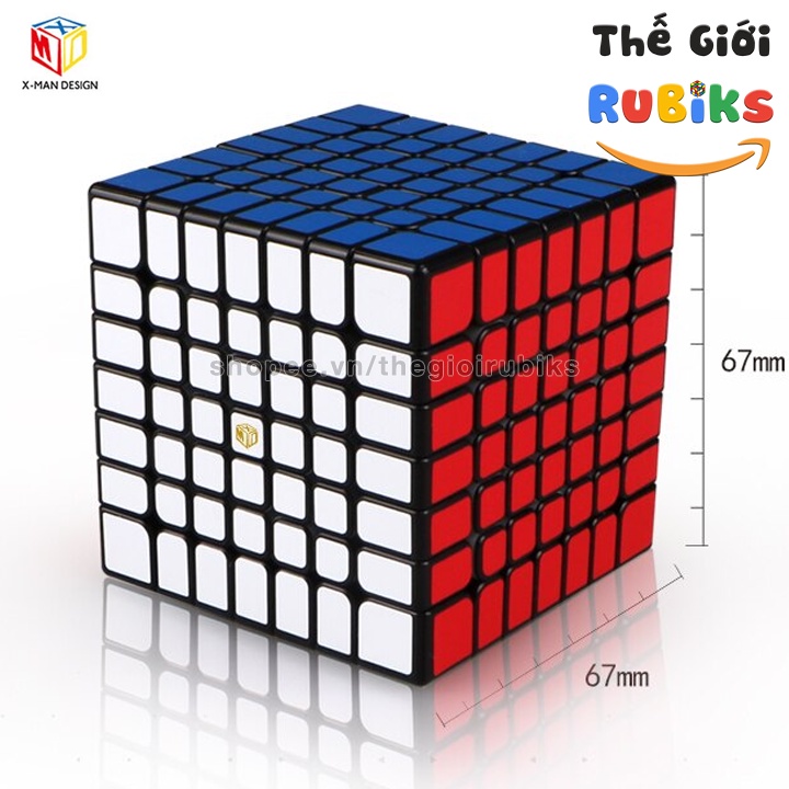 Rubik XMan Spark 7x7 M Có Nam Châm Cao Cấp (Hãng Mod M)