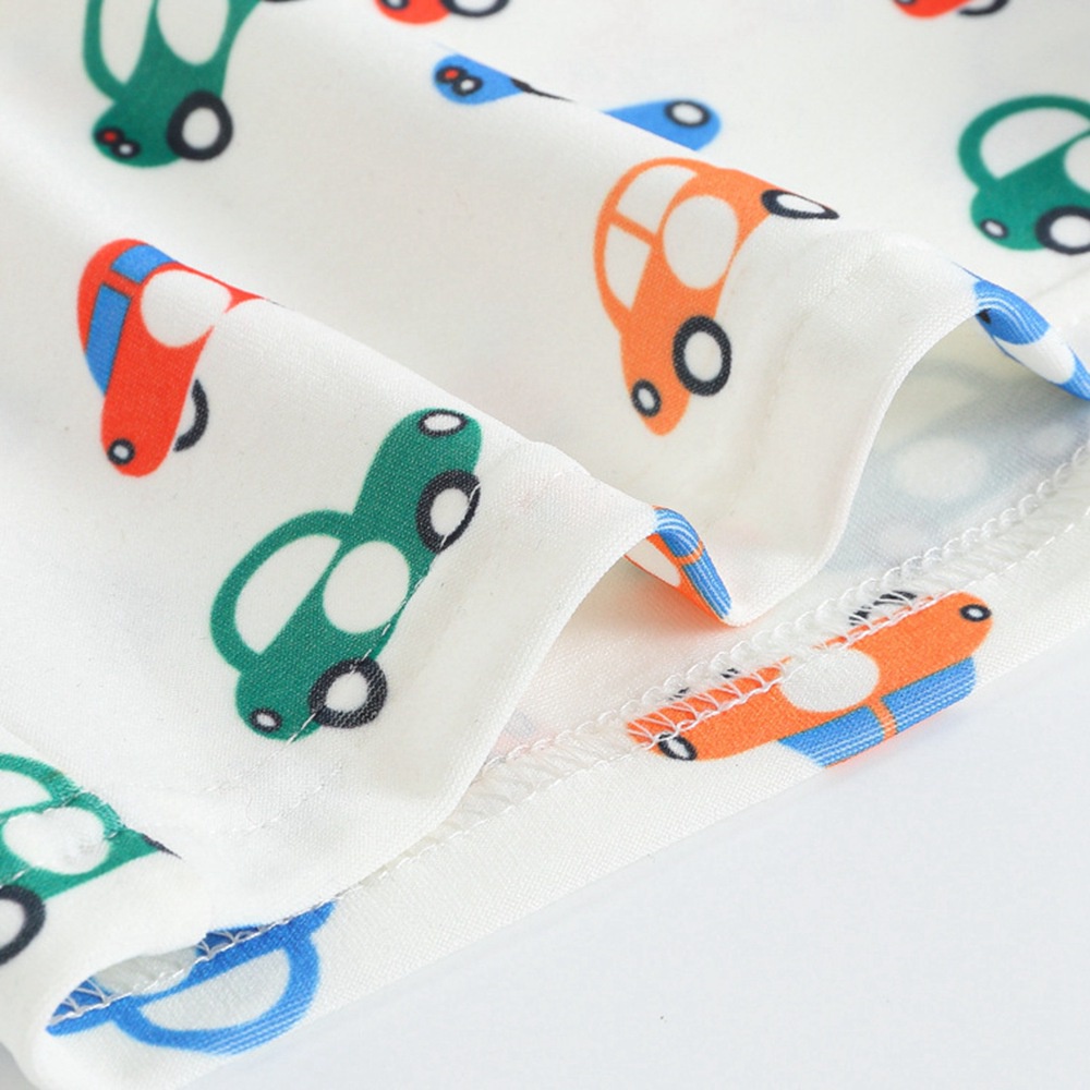 Bộ Đồ Ngủ Pijama 2 Món Bằng Vải Cotton Mềm In Hình Khủng Long Dành Cho Bé Trai