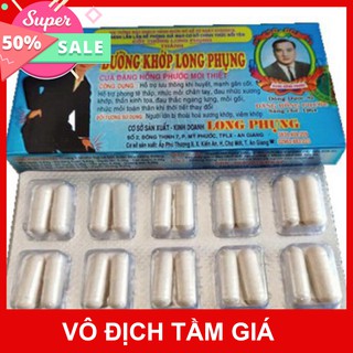 Dưỡng Khớp Long Phụng viên nhộng trắng, hỗ trợ giảm đau do phong tê thấp, nhức mỏi xương khớp (20 viên)