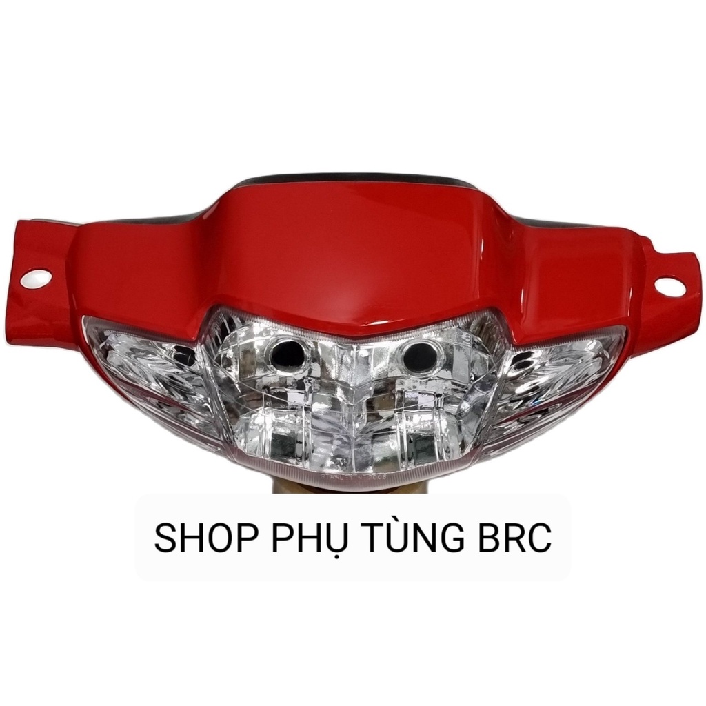 Bộ đầu đèn Wave 2 bóng dùng cho xe Wave nhỏ ZX, Wave A 2002 - 2005