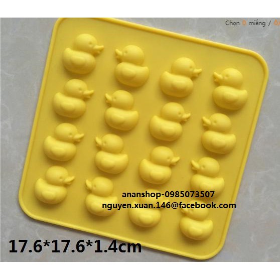 Khuôn silicon vịt con