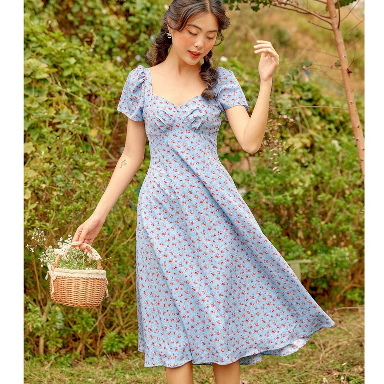 OLV - Đầm Marcie Floral Midi Dress