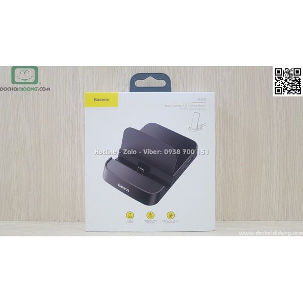 Baseus HDMI HUB Docking Station 7 trong 1 cho điện thoại