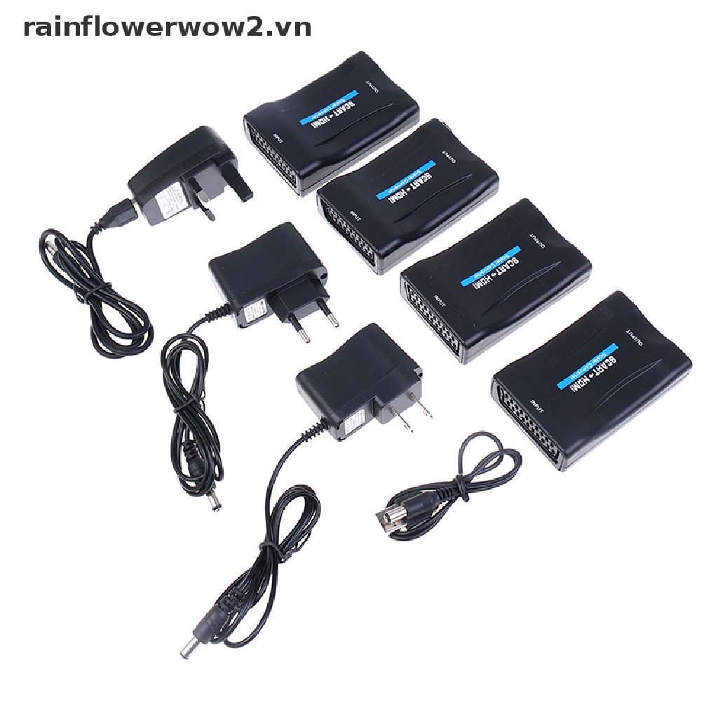 Đầu Chuyển Đổi 1080P Scart Sang HDMI Chuyên Dụng Cho HDTV Sky Box STB